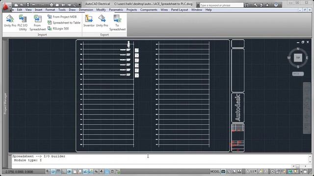 7 Autodesk AutoCAD Electrical Automatically Create PLC I O Drawings from Spreadsheets смотреть онлайн