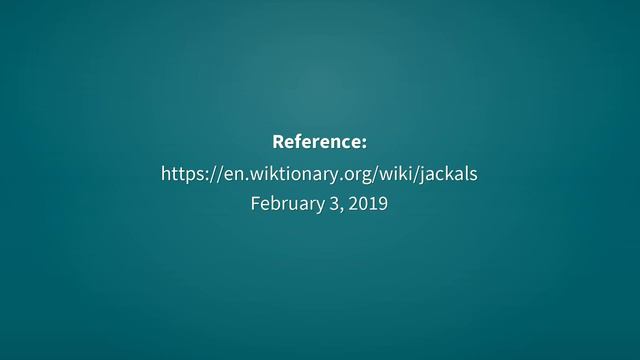 Jackals | Definition of jackals 📖 смотреть онлайн