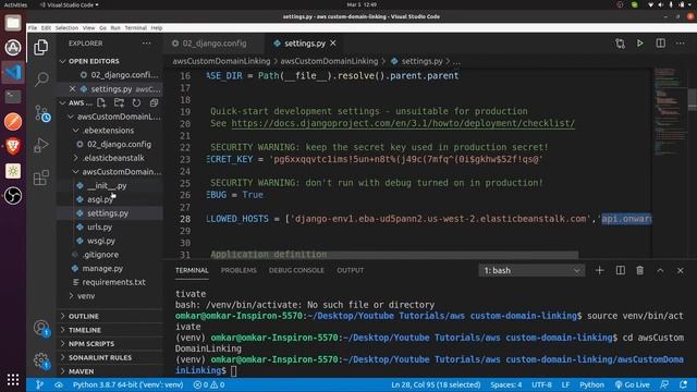 How to link Godaddy Domain to AWS with Free SSL certificate || Django Project || Elasticbeanstalk смотреть онлайн
