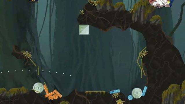 Angry Birds Star Wars J-2 Path of the JEDI Millennium Falcon Gold Medal смотреть онлайн