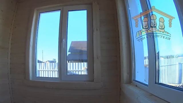 Видеоотзыв о работе компании "Три Строителя" по строительству каркасно-щитового дома 6х8 метров смотреть онлайн