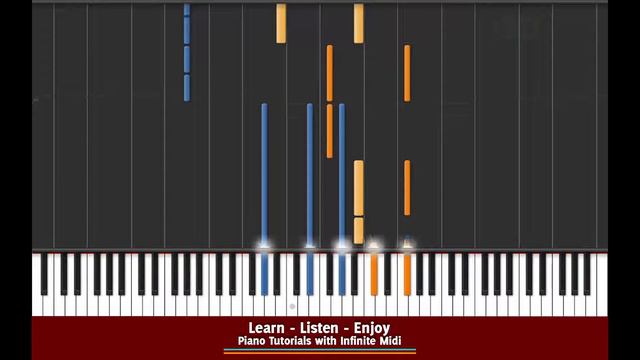 Undertale - 096: Last Goodbye [Piano Tutorial] (Synthesia) (SLOW) смотреть онлайн