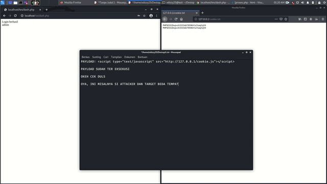 #2 Cookie stealing and Session hijacking (indonesia) смотреть онлайн