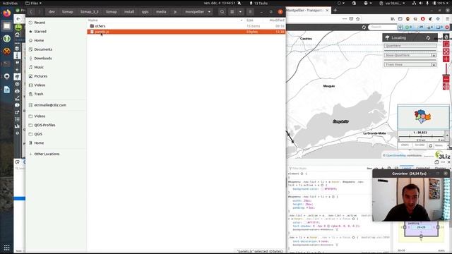 Lizmap tutorial : Add some javascript in your project смотреть онлайн