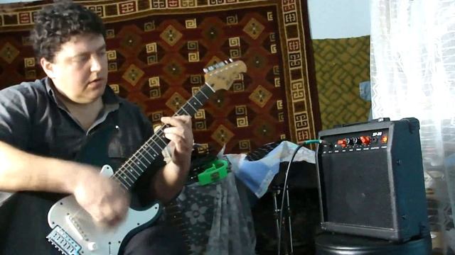 Электрогитара Phil Pro MS15 и комбик SP-20. Обзор. Электрогитара и комбик для дома. смотреть онлайн