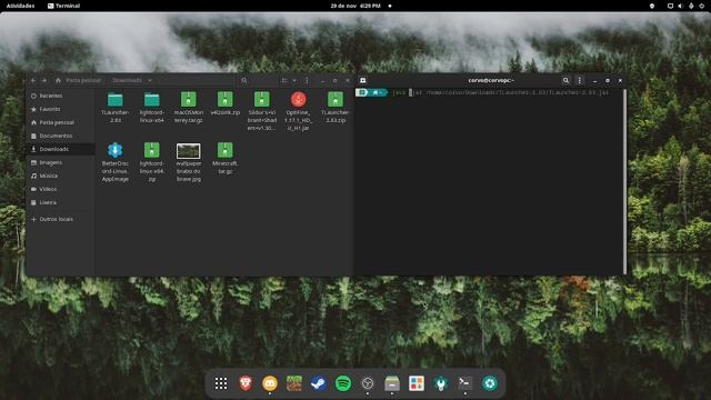Como abrir arquivos jar |Optifine e Tlauncher| - Linux смотреть онлайн