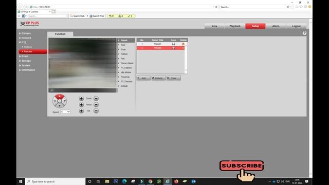 How to Create Preset and Tour in CP plus PTZ Camera | CP Plus camera configuration in Hindi смотреть онлайн