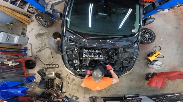 2007 Scion TC rescue Part 2 engine removal смотреть онлайн