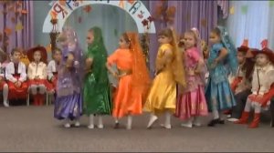 Индийский танец.  Старшая группа детсада № 160 г. Одесса 2016.