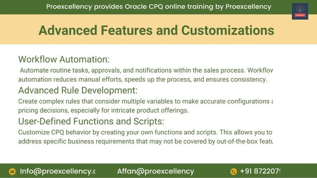 Oracle CPQ Online Training with Proexcellency: Master the Art of Configure, Price, and Quote смотреть онлайн