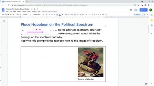 Add Audio to Google Docs with Mote