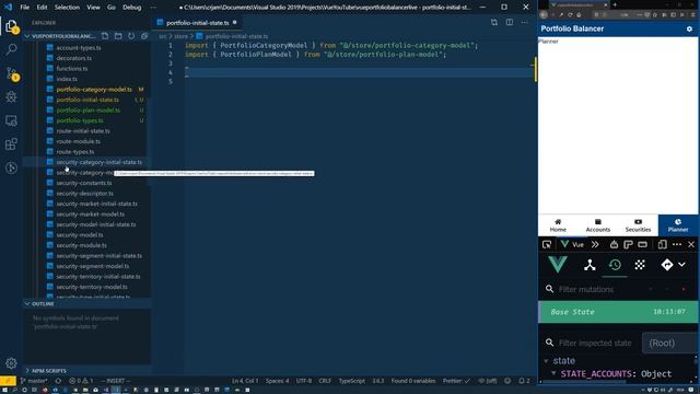 Adding A Portfolio Plan And Creating The Portfolio Vuex State #39 - Vue Projects смотреть онлайн