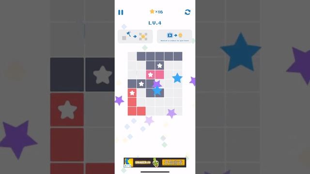 How to play fun puzzle game Blocks Line Up! level up walkthrough in Endless Blocks смотреть онлайн
