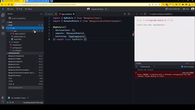 Stackblitz! Convert Angular 15 Standalone to Module смотреть онлайн