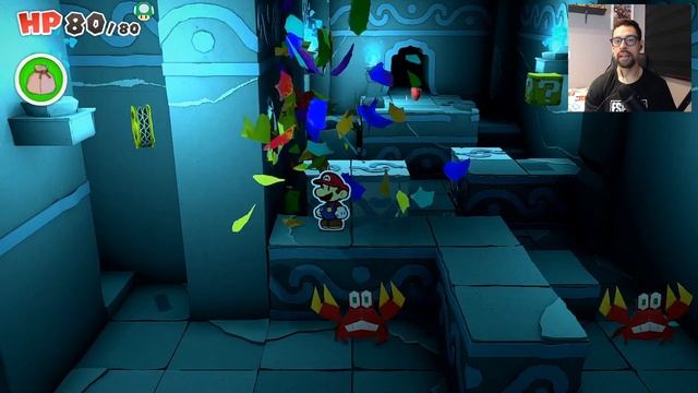 PAPER MARIO THE ORIGAMI KING #11 - CAFÉ COM OS CAMARADAS (Gameplay PT-BR Português) смотреть онлайн