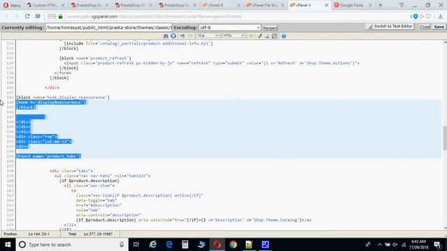 PrestaShop how to make product description in full width on version 1.7 смотреть онлайн