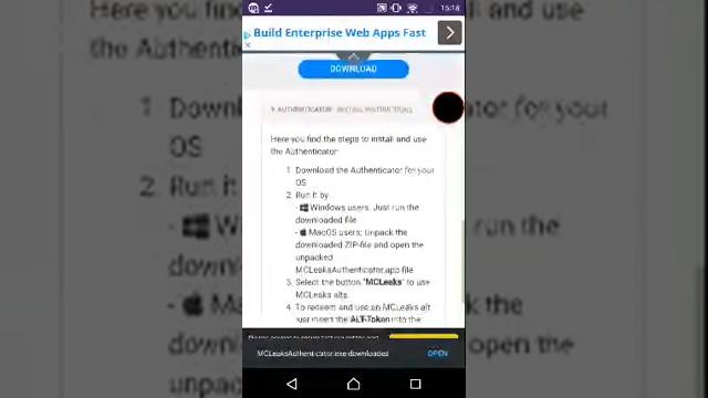 MCLeaks Download Authenticator смотреть онлайн