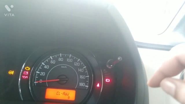 TIME SETTING IN MARUTI WAGON R TACHOMETER... Detail Process.