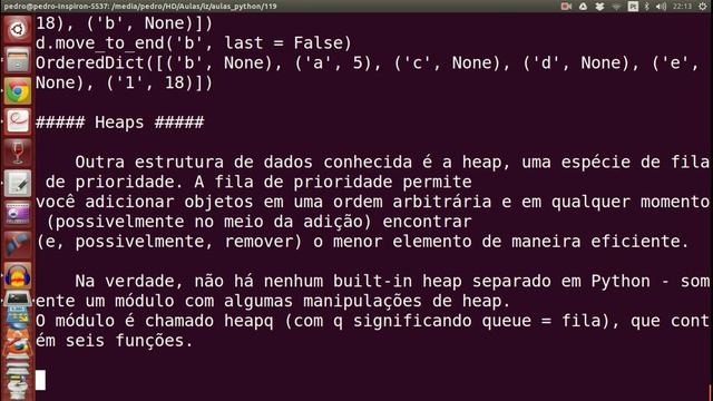 Aulas Python - 119 - OrderedDict e Heaps смотреть онлайн