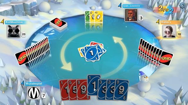 КАРТЫ УНО ? САМАЯ КОСЯЧНАЯ КАТКА (UNO 2 НА 2) смотреть онлайн
