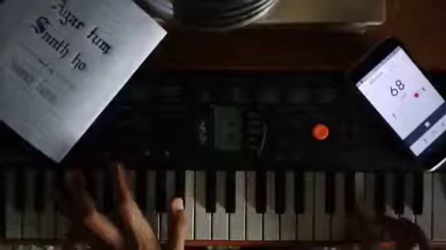 Agar Tum Saath Ho || Full piano cover || Casio SA-76 смотреть онлайн