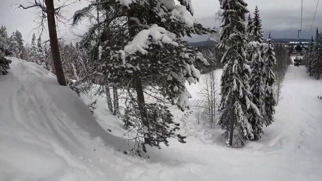 Горнолыжный курорт Tahko Финляндия Февраль 2022 смотреть онлайн