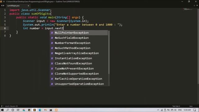 Java Exercise Sum of Digits in an Integer смотреть онлайн