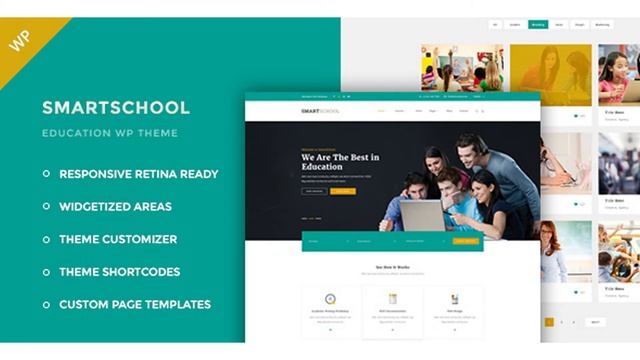 Smartschool - Education WordPress Theme | Themeforest Website Templates and Themes смотреть онлайн