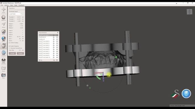 Occluder for orthodontic models in Meshmixer - Occlusore per modelli ortodontici tramite MeshMixer смотреть онлайн