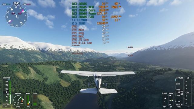 Microsoft Flight Simulator on RTX 2060 SUPER смотреть онлайн
