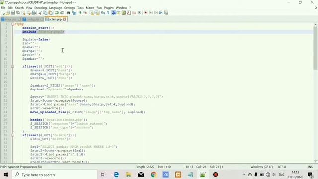 CRUD dengan PHP Mysqli Ajax dan Bootstrap смотреть онлайн