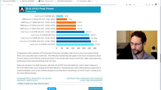 Intel's 12th Gen: ±10% of AMD Zen 3 performance, but at what power draw? смотреть онлайн