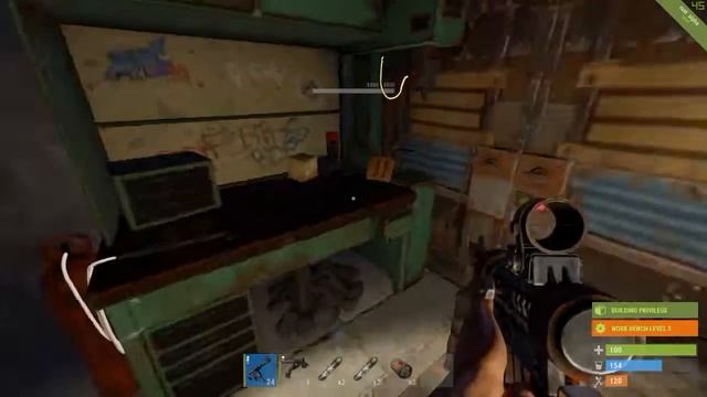 Shooting down the HELI !!! + RAID !!! (RUST) ENG смотреть онлайн