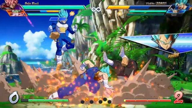 DRAGON BALL FighterZ - Zamasu (Fused) Gameplay (Abdulrahman654) #DRAGONBALLFIGHTERZ