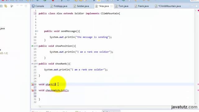 Java interfaces:Java programming tutorial for beginners#49 смотреть онлайн