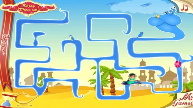 Baby Disney Princess Game - Maze Adventure смотреть онлайн