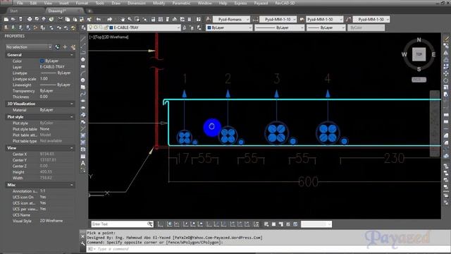 Draw Cable Tray Section (TRS) Lisp смотреть онлайн