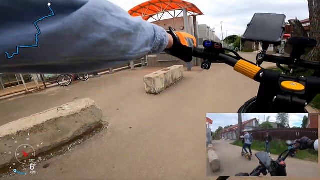 Vsett 10+ & Kugoo G1 in 1 frame смотреть онлайн