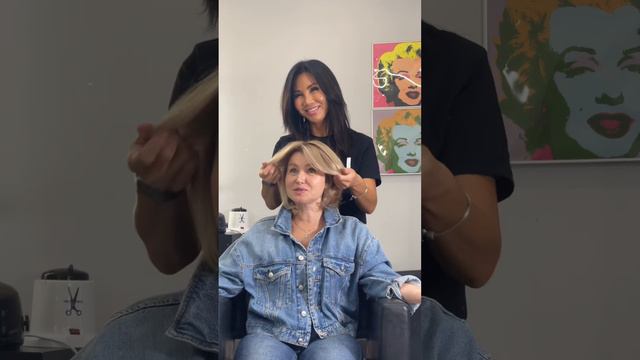 Окрашивание и стрижка на волосы средней длины #колористмосква #окрашиваниеволосмосква