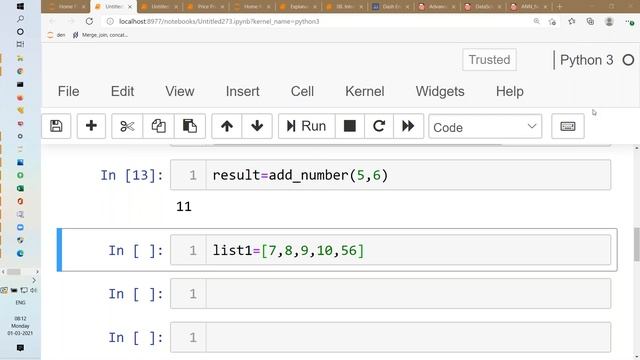 DATA SCIENCE with PYTHON tutorials || Demo - 5 || by Mrs. Sasmitha on 01-03-2021 @7:30AM IST смотреть онлайн