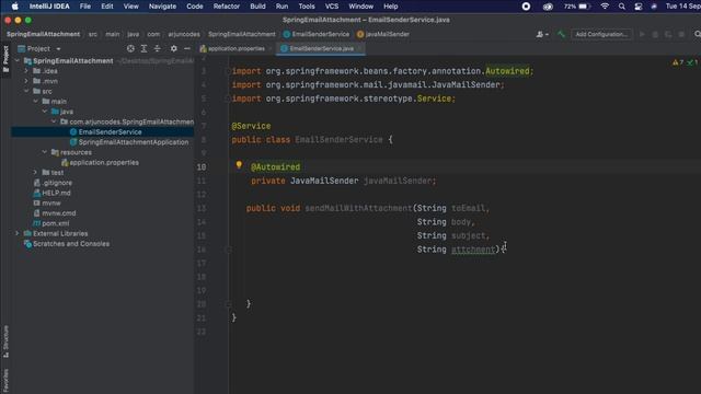 Send email with attachment using Spring Boot and Gmail SMTP смотреть онлайн