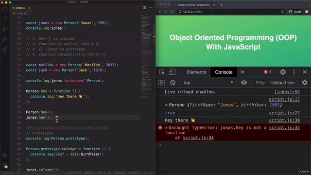 Object Oriented Programming OOP With JavaScript Part 24 js programming oop javascript смотреть онлайн