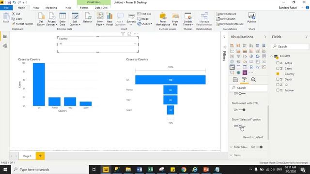 Tutorial -4 Direct Query Mode in Power Bi Desktop смотреть онлайн
