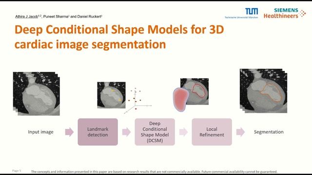 Deep Conditional Shape Models for 3D cardiac image segmentation смотреть онлайн