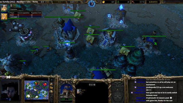 Wan (UD) vs Yumiko (HU) - WarCraft 3 - WC2546 смотреть онлайн
