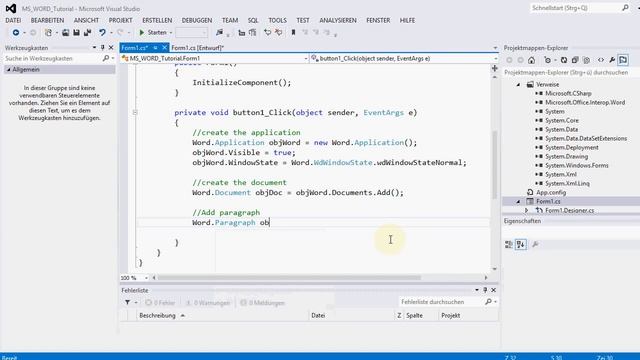 C#: How to create and write text in MS Word document programmatically смотреть онлайн