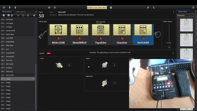 Как быстро настроить гитарный процессор ZOOM смотреть онлайн
