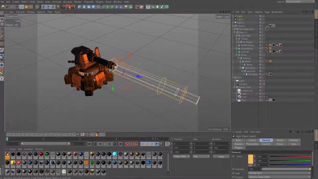 Raytracing - Cinema4D - New Base & Weapon - 3 смотреть онлайн