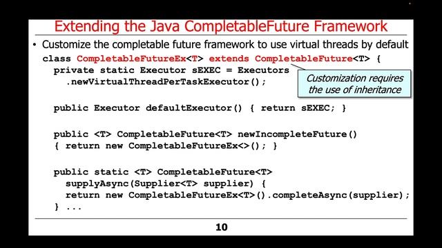 Enhancing Java Completable Futures Framework Extensibility (Part 1) смотреть онлайн