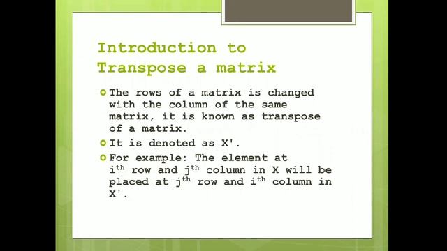 Python Tutorial | Introduction to Transpose matrix смотреть онлайн